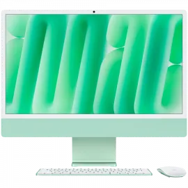24-INCH IMAC WITH RETINA 4.5K DISPLAY: APPLE M4 CHIP WITH 8‑CORE CPU AND 8‑CORE GPU 16GB 256GB SSD - GREEN